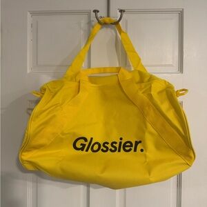 Glossier Yellow Duffel Bag